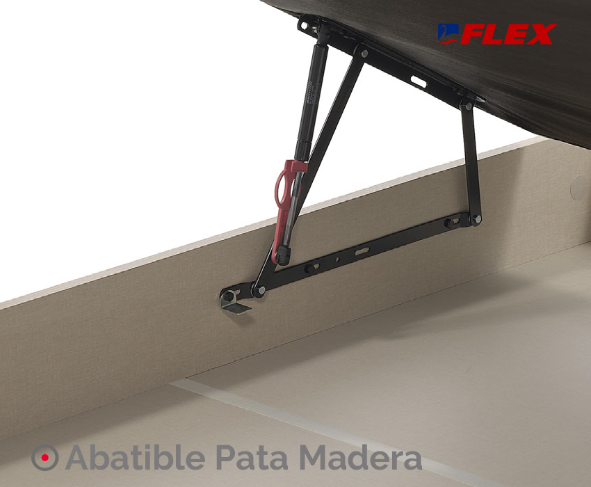 canapé abatible madera con patas de flex