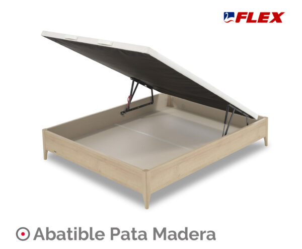 canapé abatible madera con patas de flex