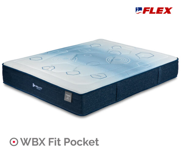 colchón wbx fit pocket de flex